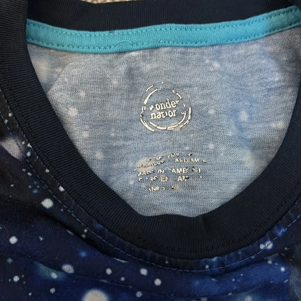 Wonder Nation boys medium Alien Short sleeve shirt- soft and comfortable